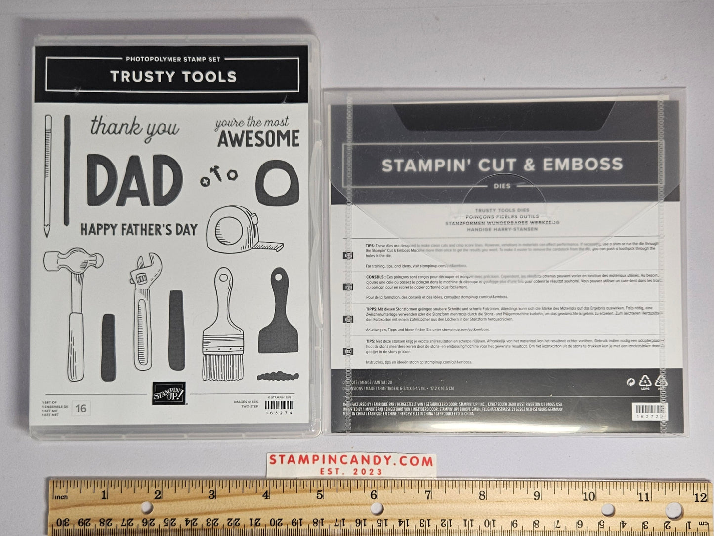 Stampin Up - Trusty Tools with Dies