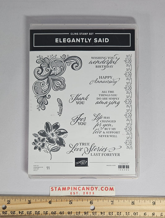 Stampin Up - Elegantly Said *Case Damaged*