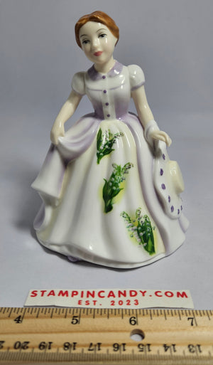 Royal Doulton - Pretty Ladies, Flower of the Month "May" Figurine