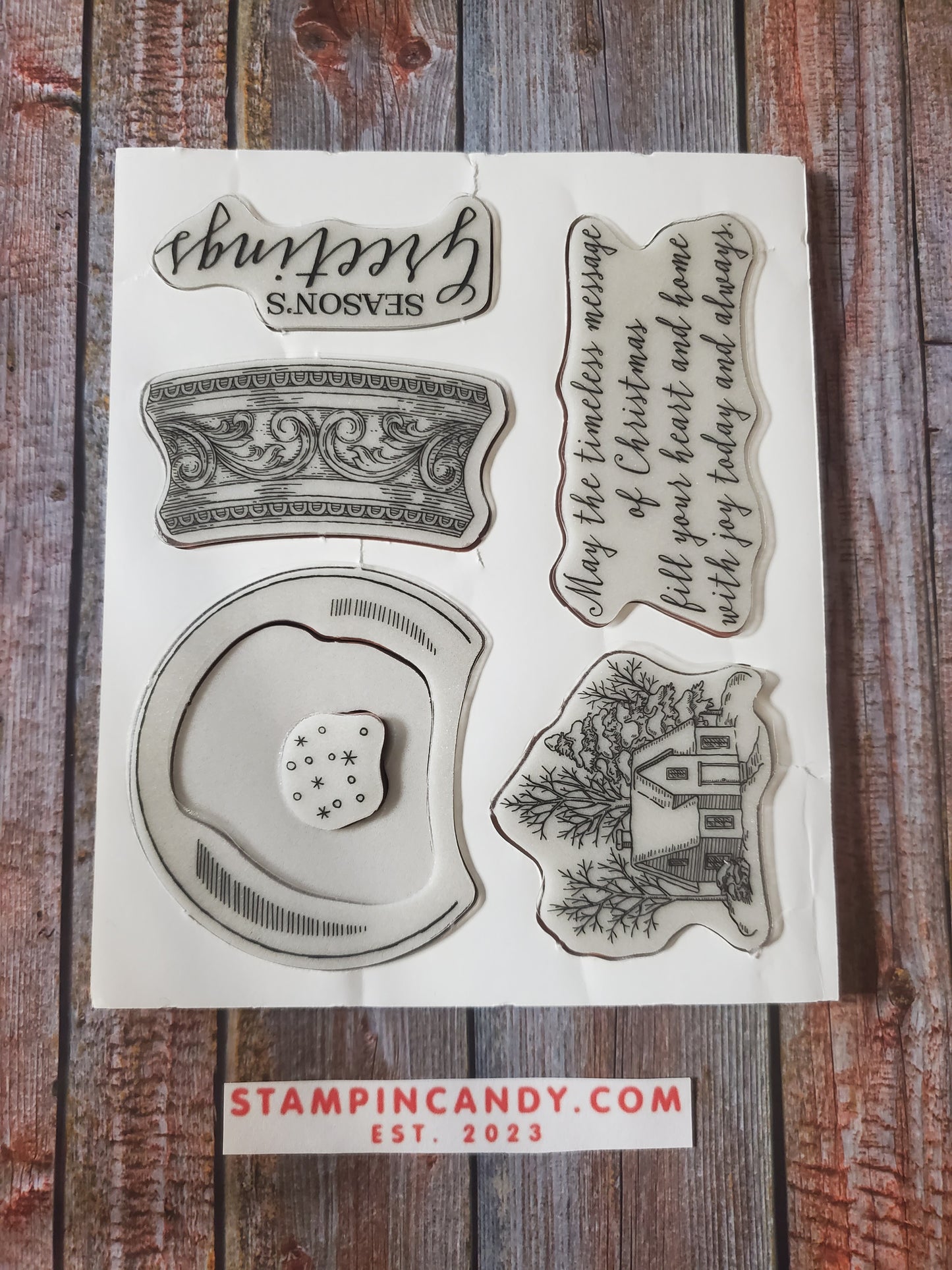 Stampin' UP! "Still Scenes" Stamp Set with "Snow Globe Scenes" Dies