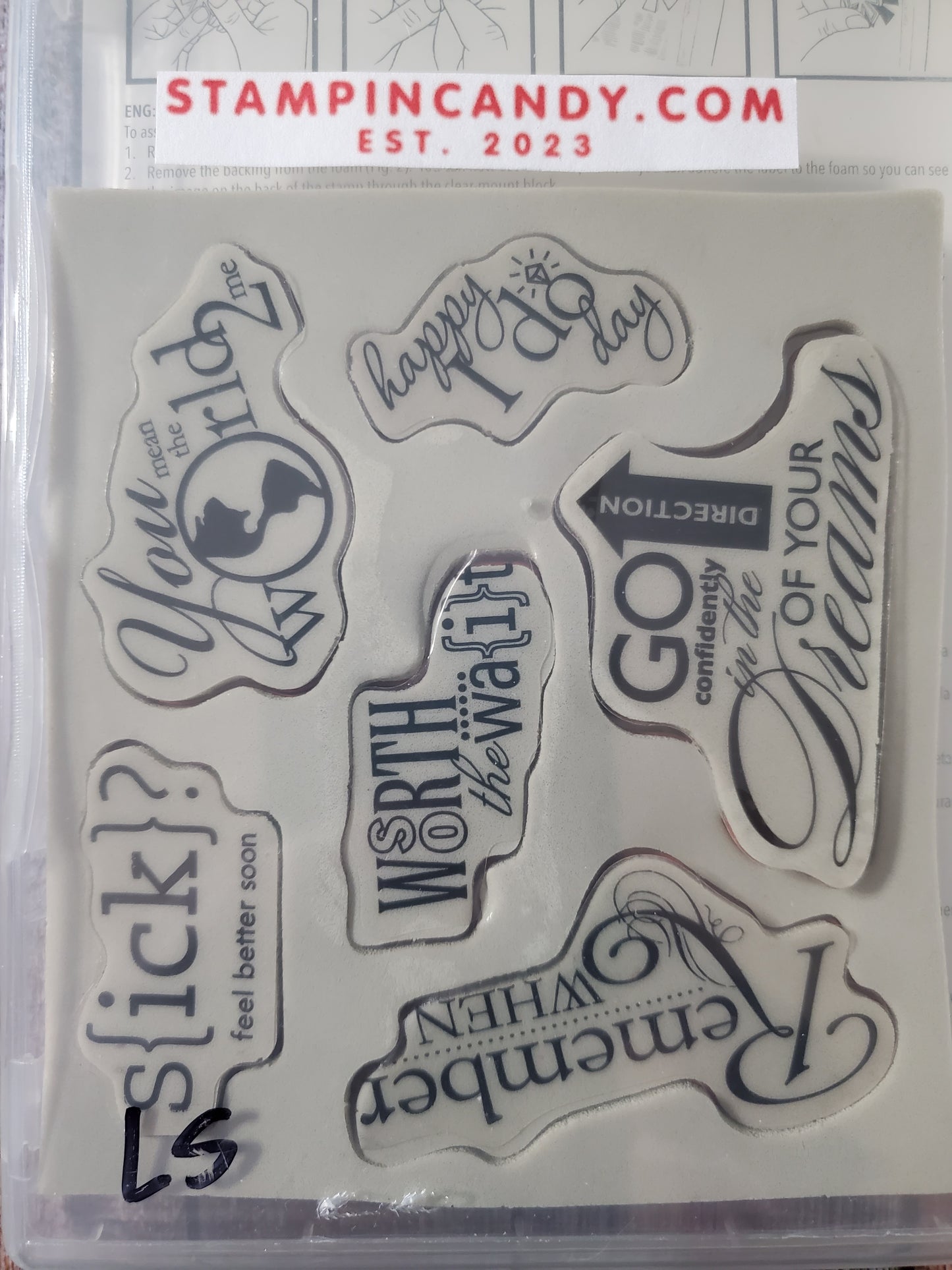 Stampin' UP! "Word Play" Stamp Set (1+2 of 2)