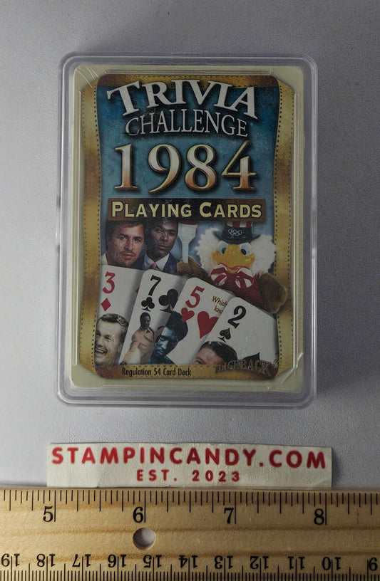 1984 - Flickback Trivia Challenge Playing Cards