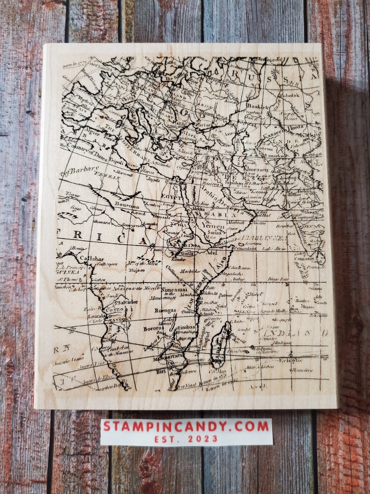 Stampin' UP! "World Map" Stamp Set