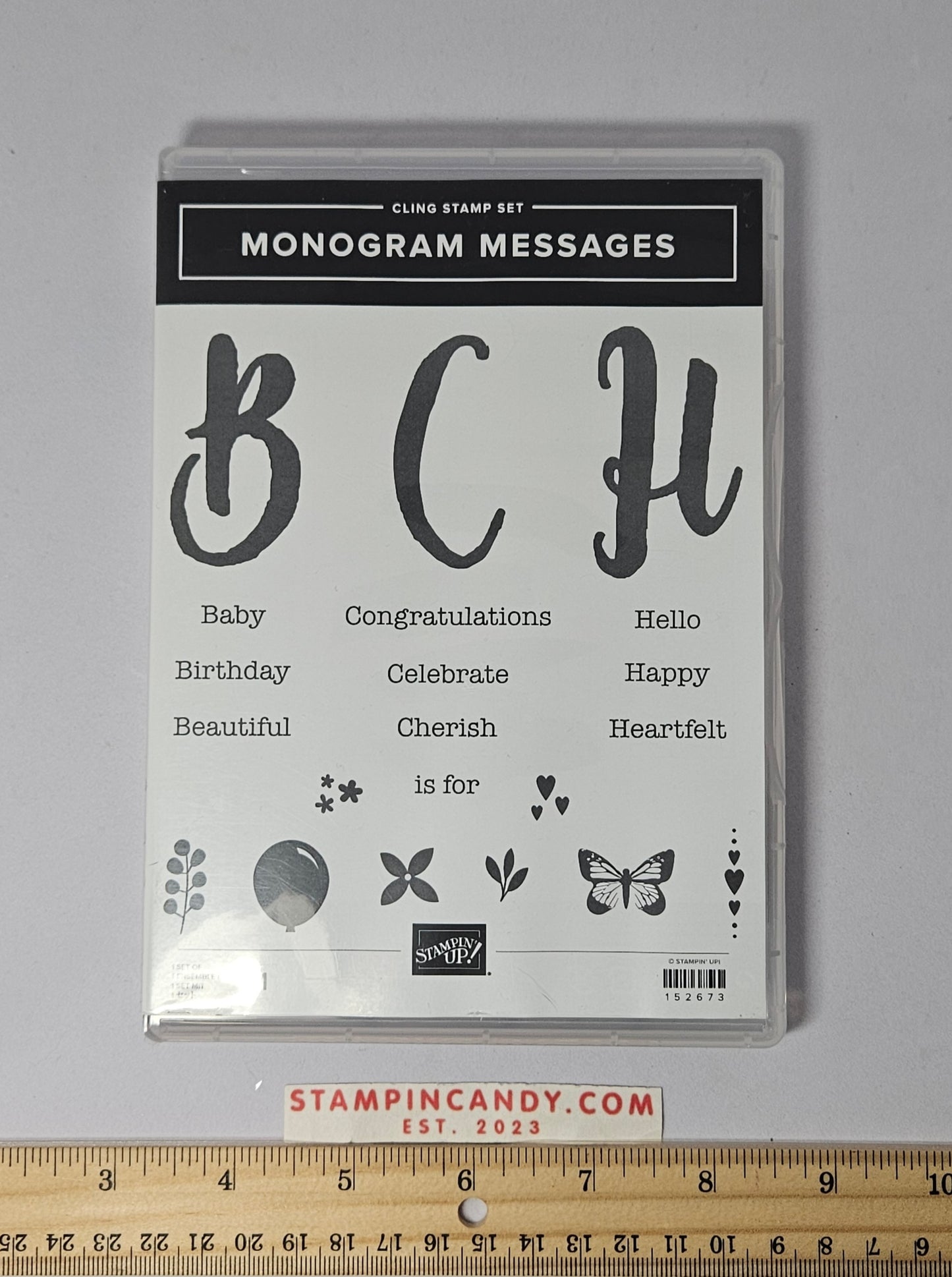 Stampin Up - Monogram Messages