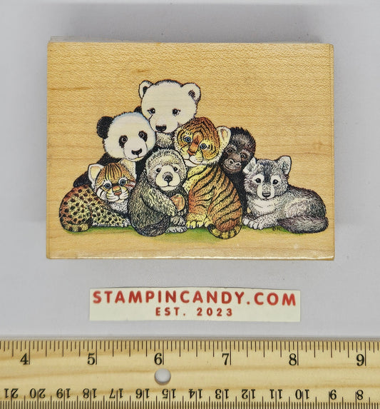 Wildlife Babies Stamp - All Night Media 1993 419J