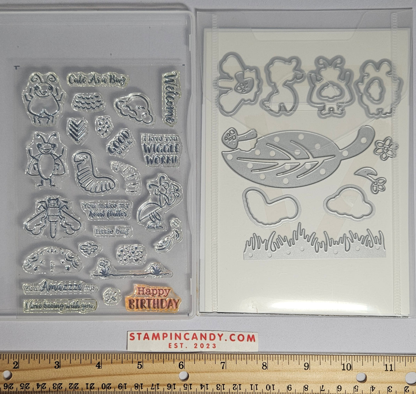 Stampin Up - Wiggle Worms w/ Wiggly Bugs Dies