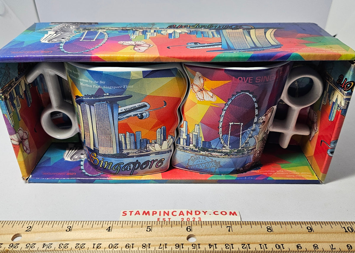 Singapore Ceramic Couples Mug