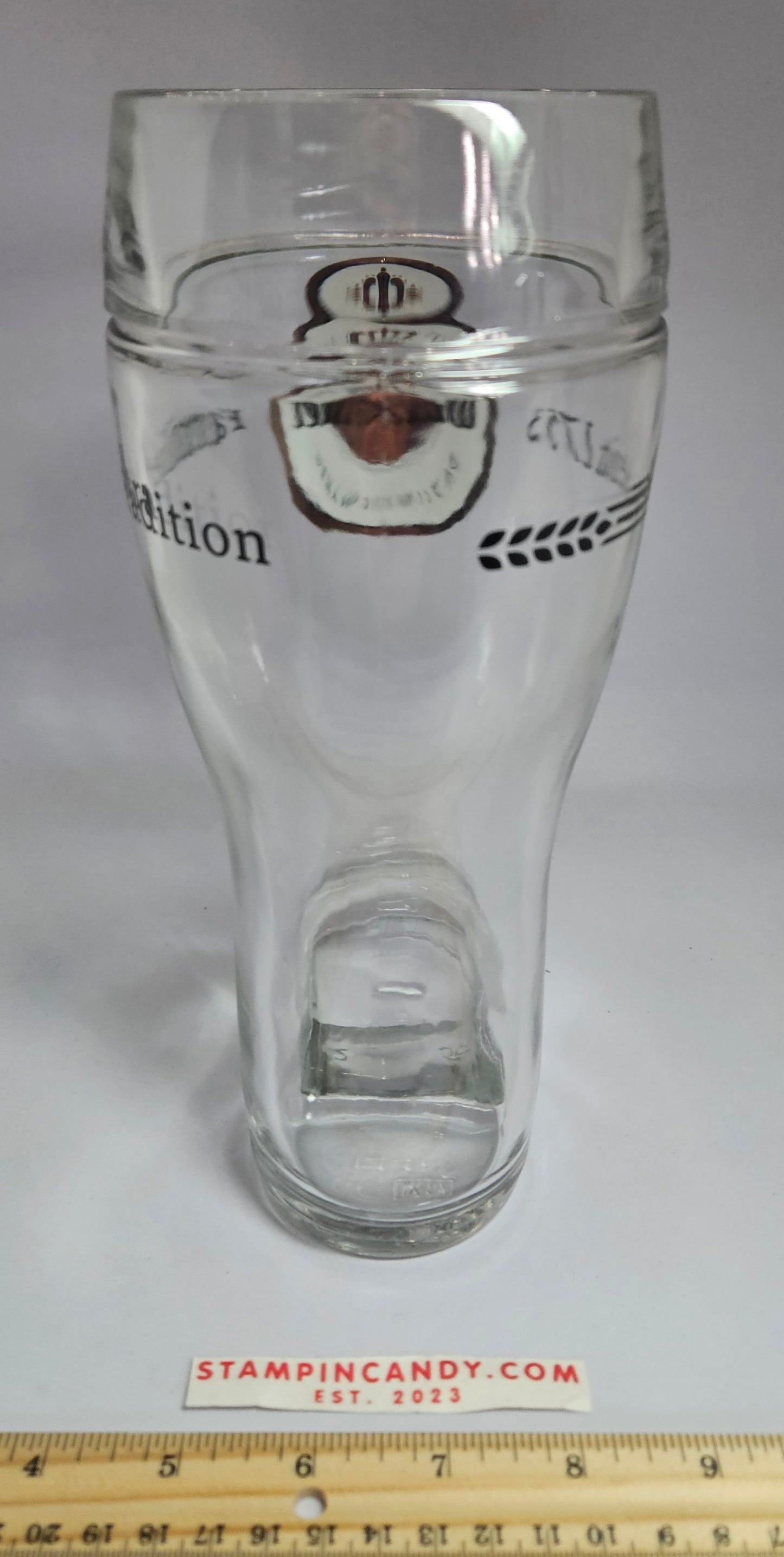 Worsteiner 1753 1L Glass Boot/Mug/Stein