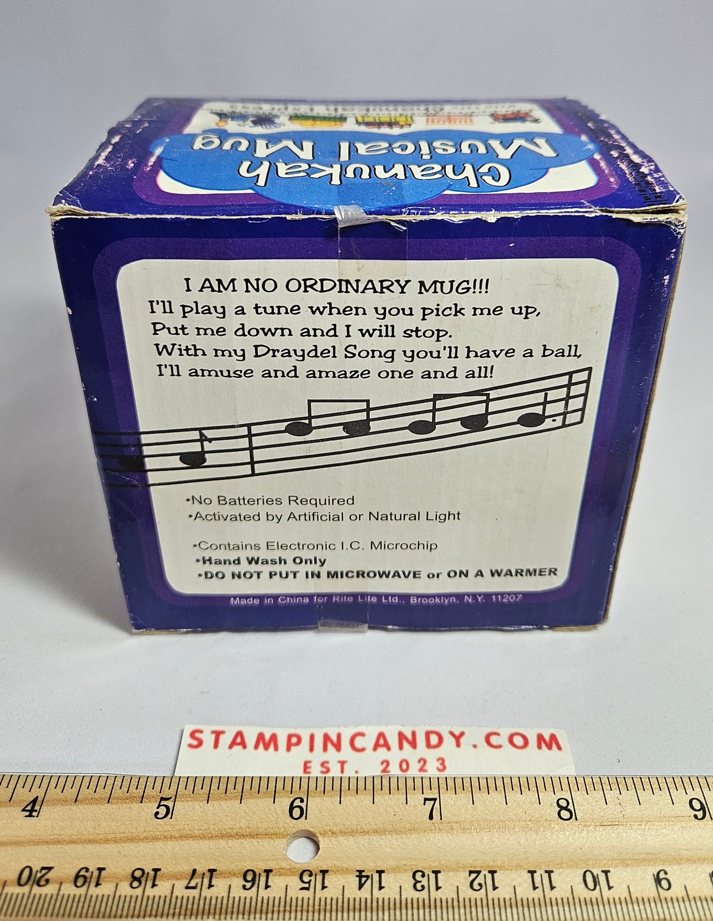 Chanukah Musical Mug