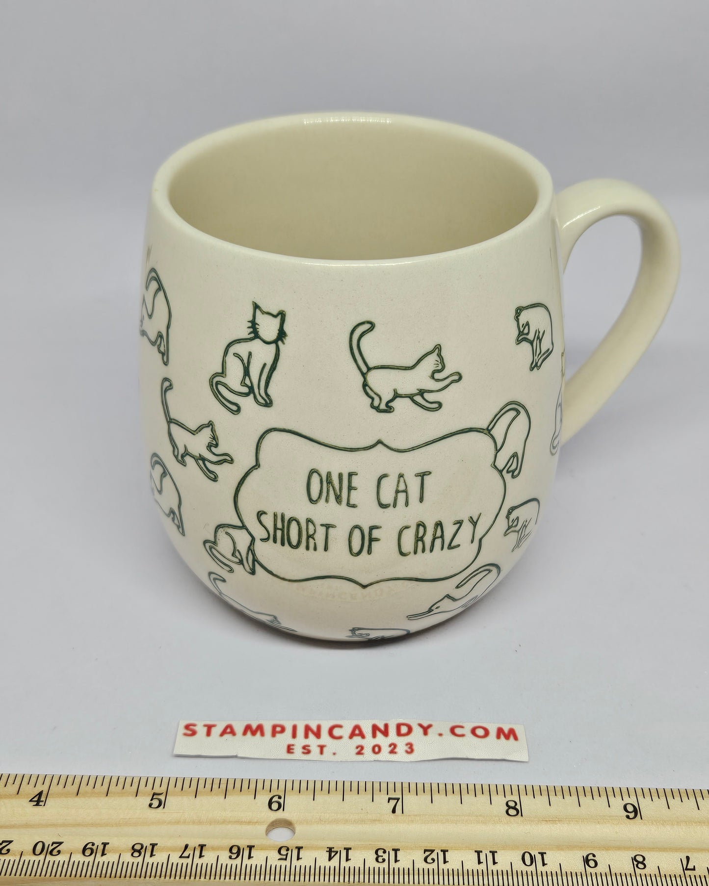 World Market - One Cat Short of Crazy Mug