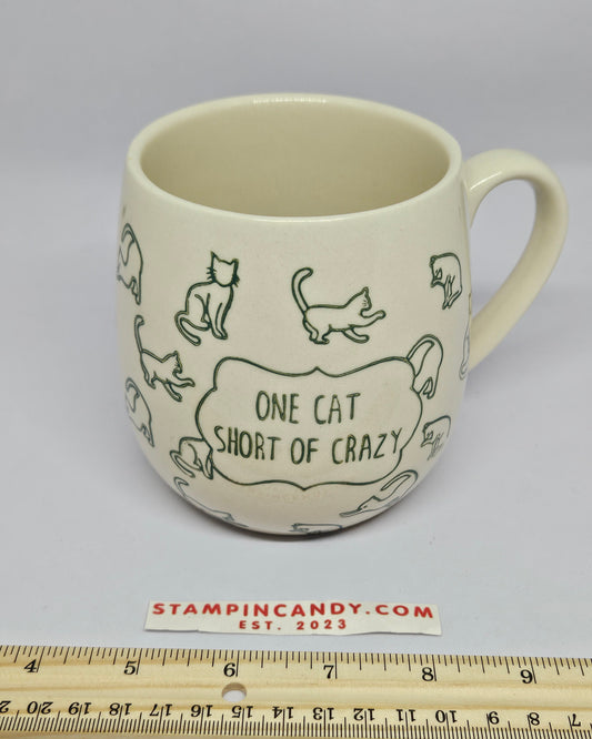 World Market - One Cat Short of Crazy Mug