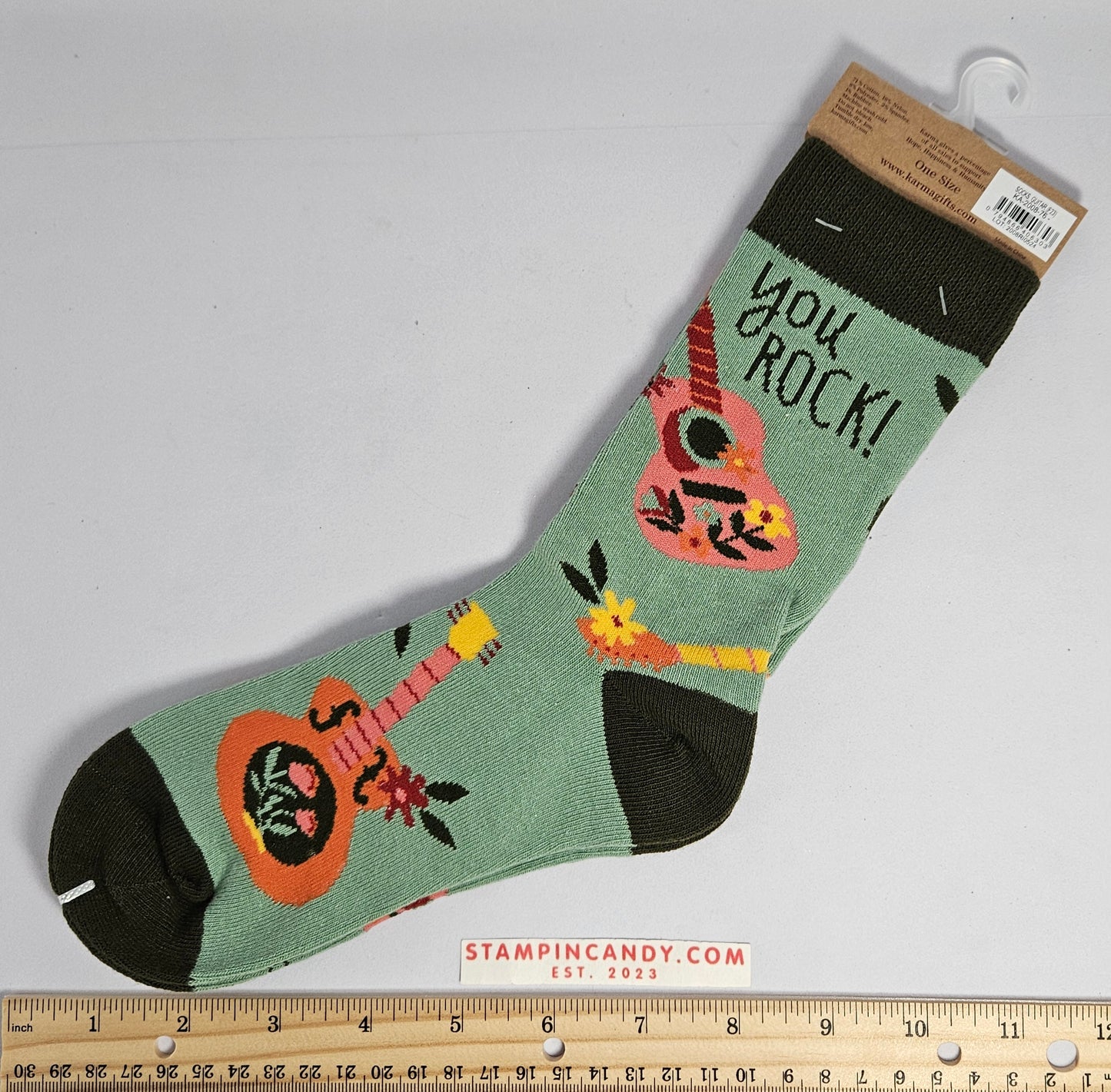Karma "You Rock" Guitar Crew Socks