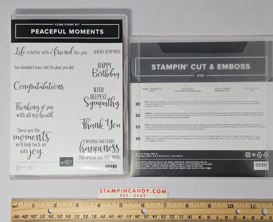 Stampin Up - Peaceful Moments w/ Poppy Moments Dies