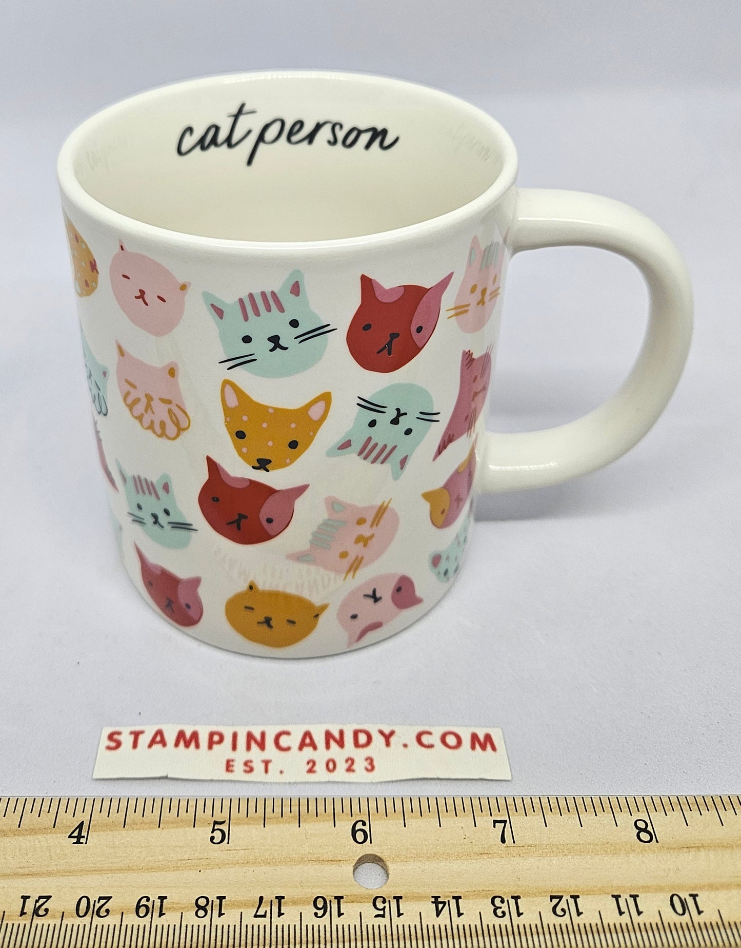Cat Person Mug (Faces)