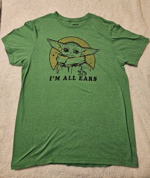 Star Wars "I'm All Ears" Grogu Medium T-Shirt