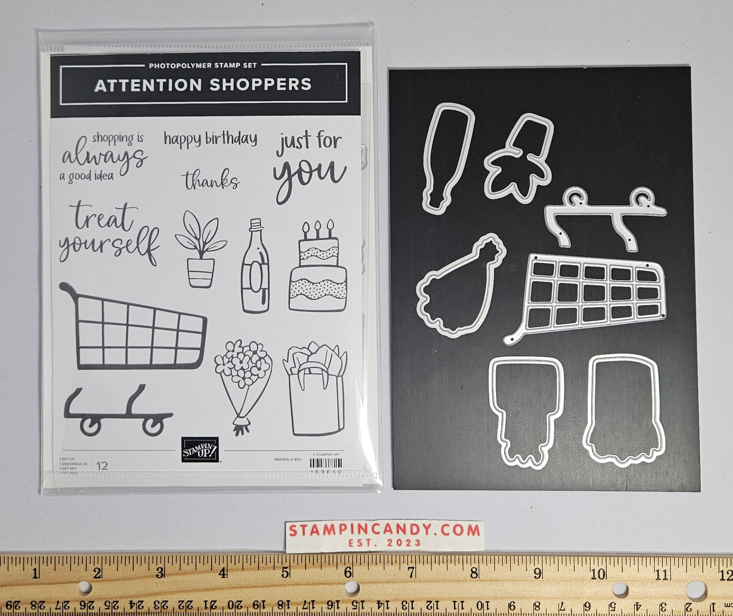 Stampin Up - Attention Shoppers with Dies