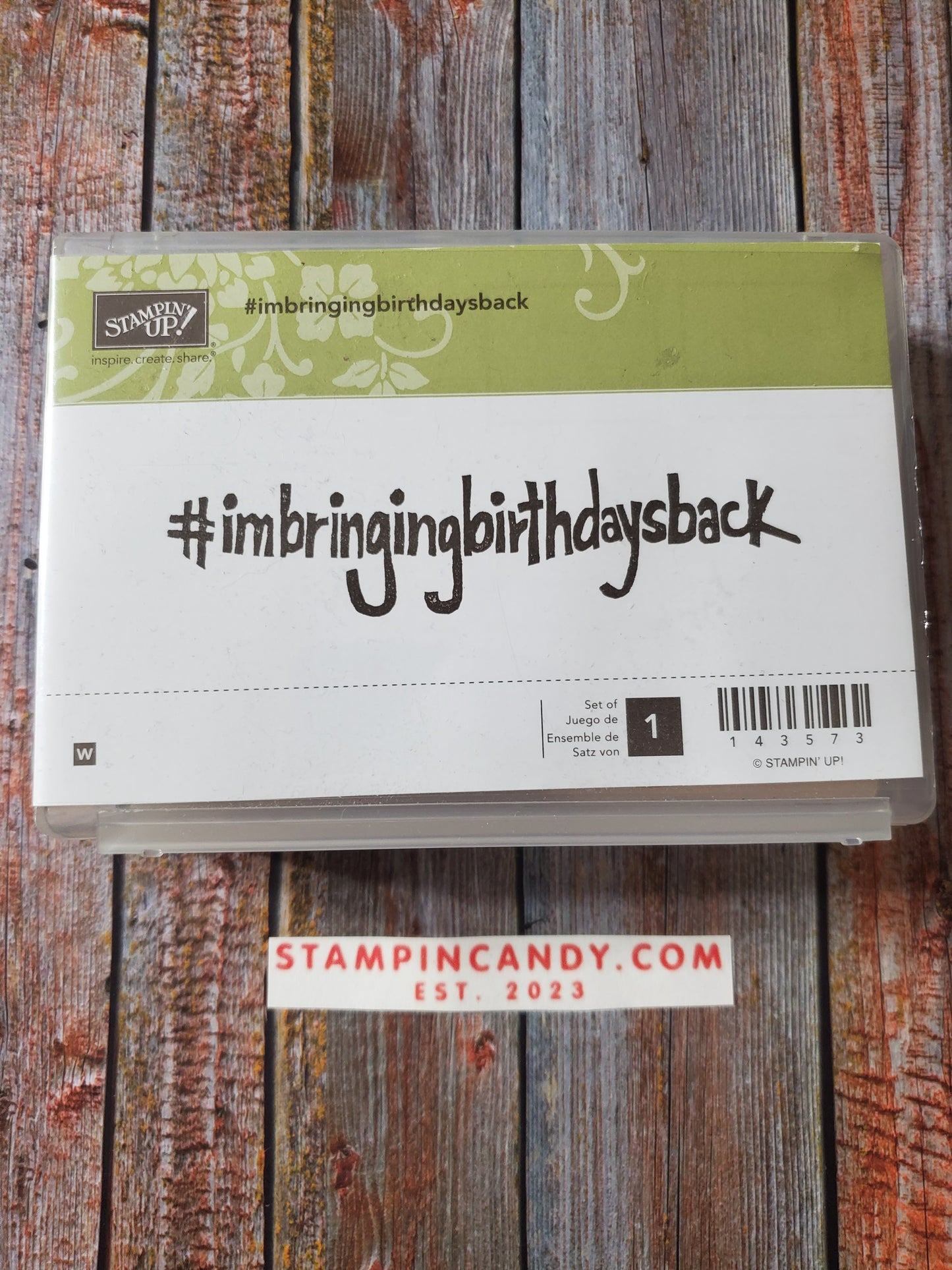 Stampin' UP! "#imbringingbirthdaysback" Stamp Set