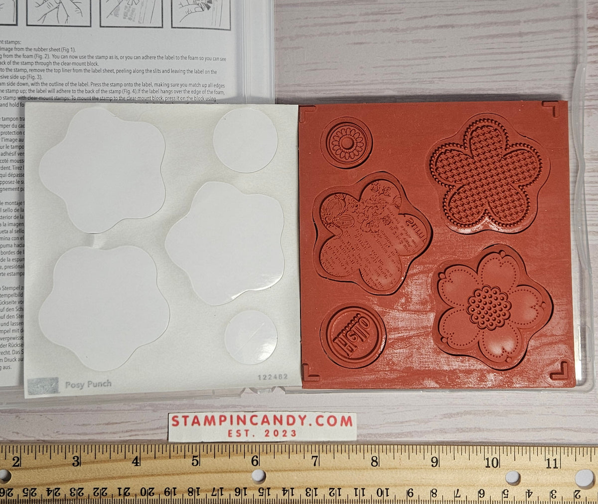 Stampin Up Ric Rac Punch Stampin Up - Posy Punch – StampinCandy.com