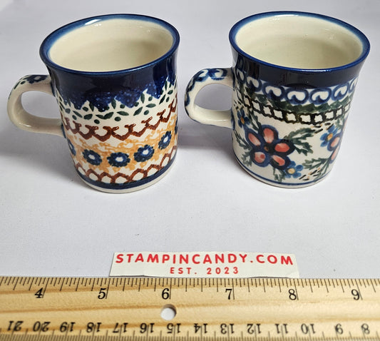 2 x Polish Handmade Mugs