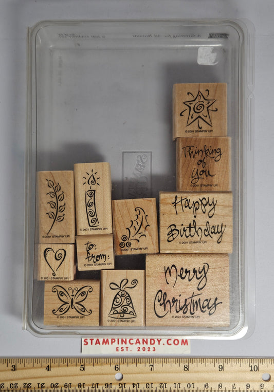 Stampin Up - A Greeting for All Reasons *Missing 3 Stamps*