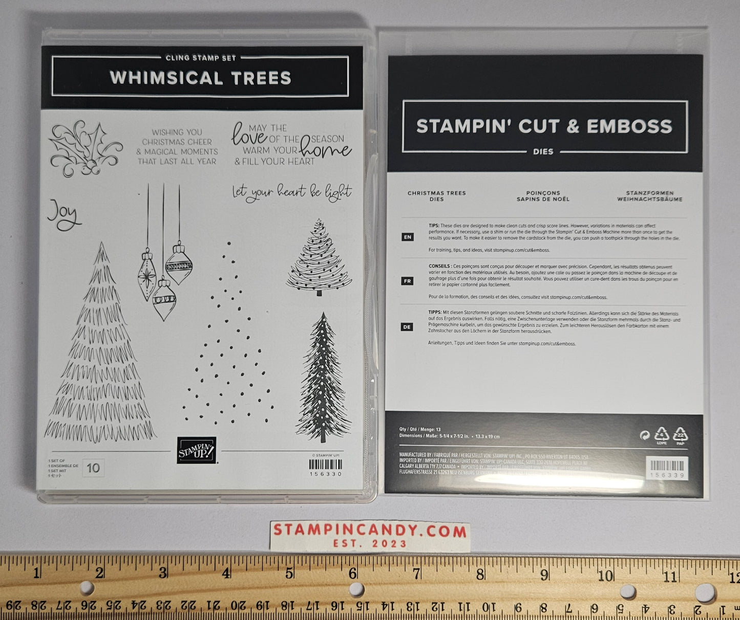 Stampin Up - Whimsical Trees w/ Christmas Tree Dies