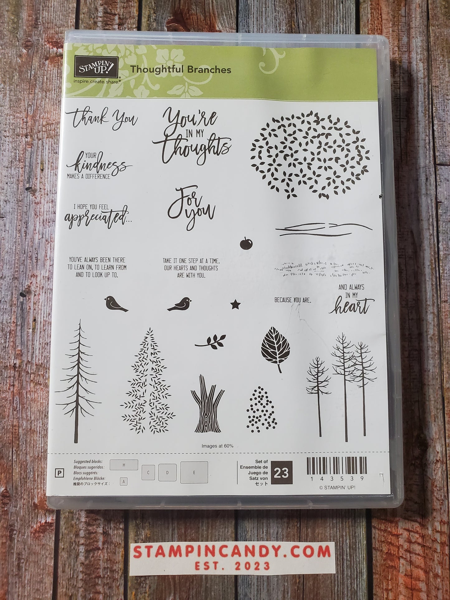 Stampin' UP! "Thoughtful Branches" Stamp Set with "Beautiful Branched" Dies