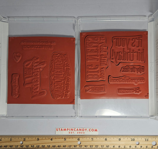 Stampin Up - Big News (Both Sets 1 and 2 of 2)