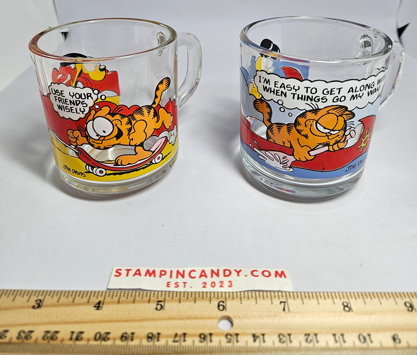 2 - 1978 McDonald's Garfield Mugs