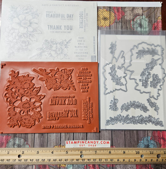 Stampin Up - Blessings of Home w/ Flowers of Home Dies
