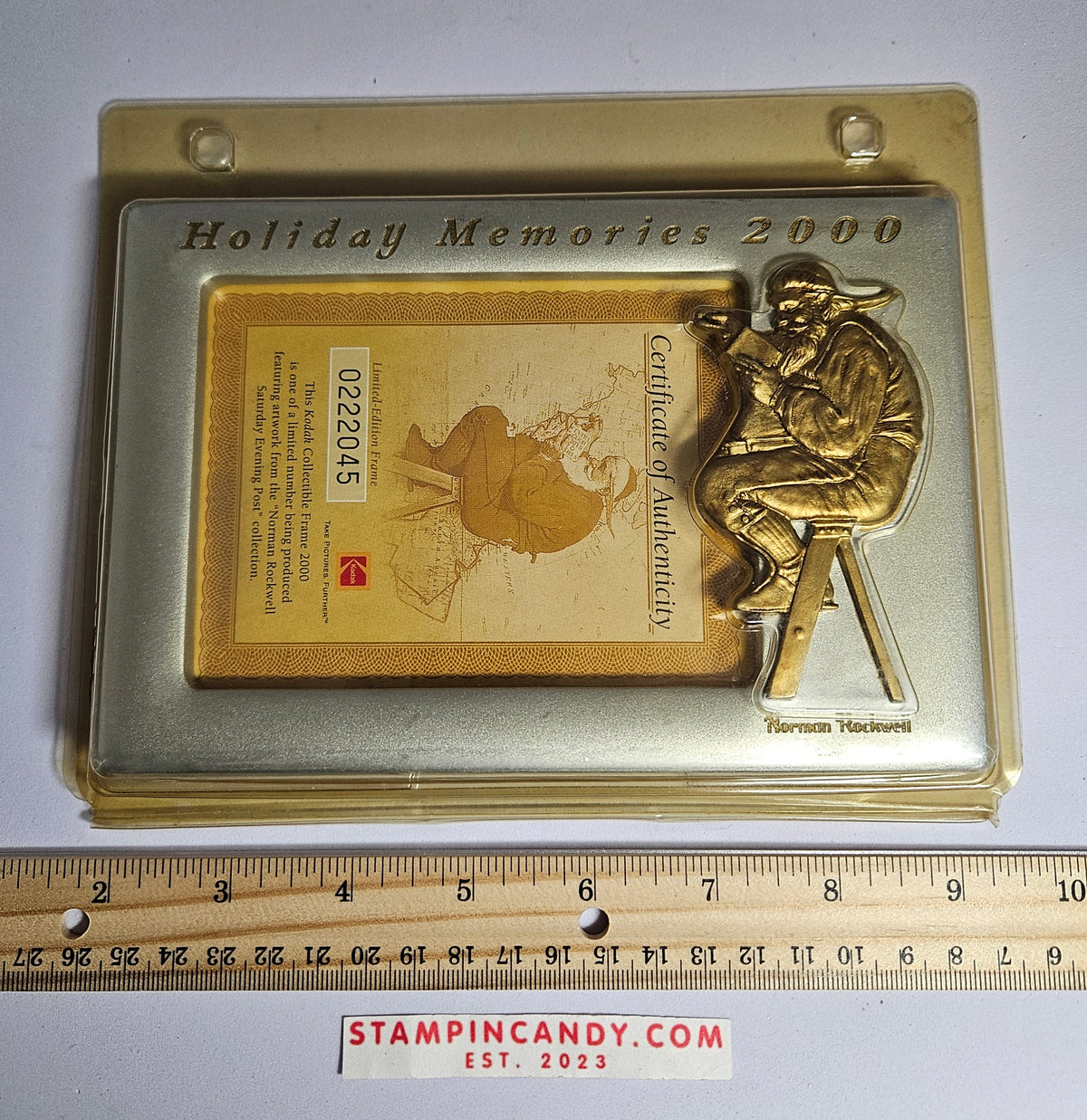 Kodak - Norman Rockwell 2000 Holiday Memories Picture Frame