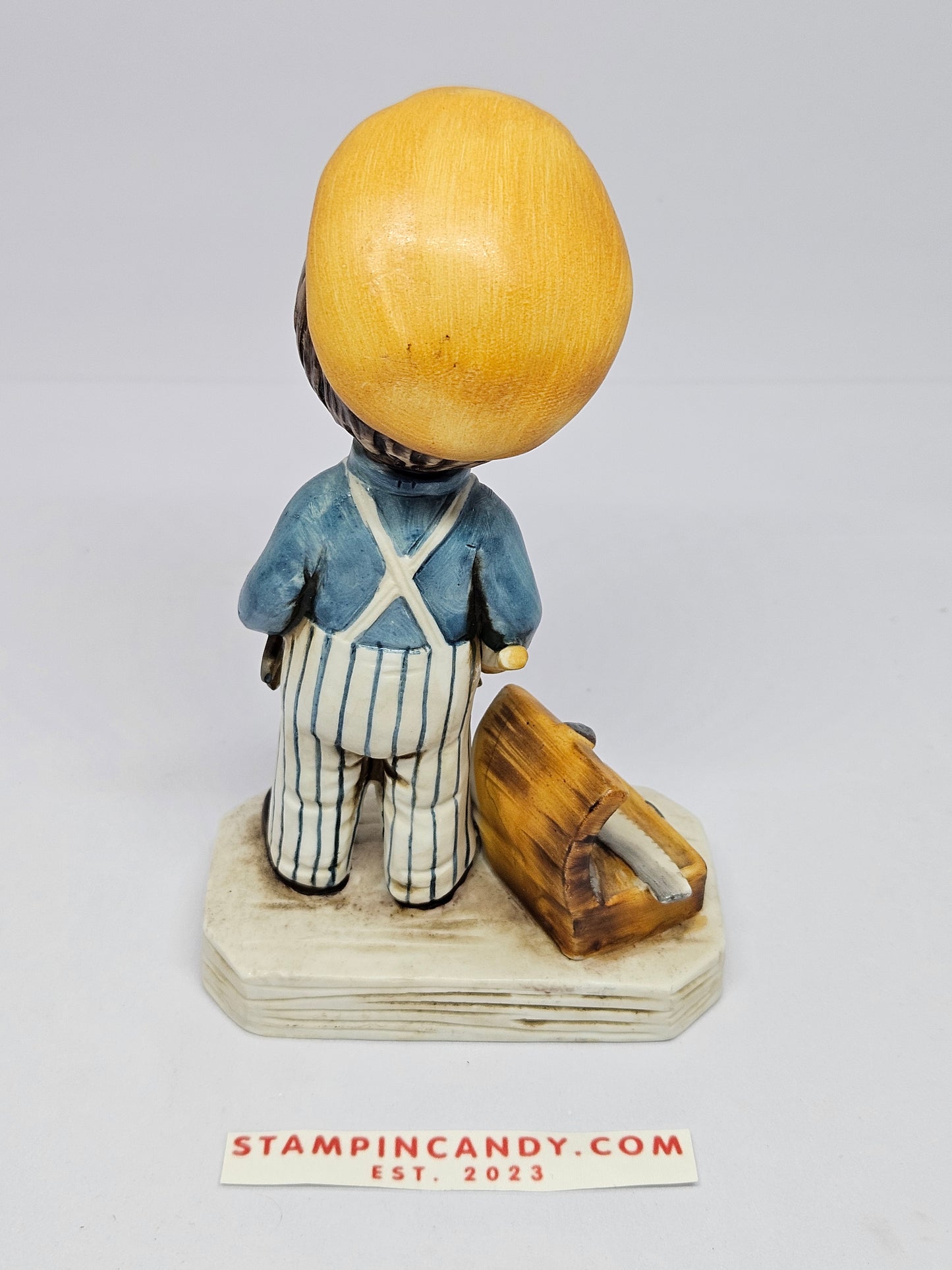 Vintage 1971 Moppets - Boy with Toolbox - By Fran Mar