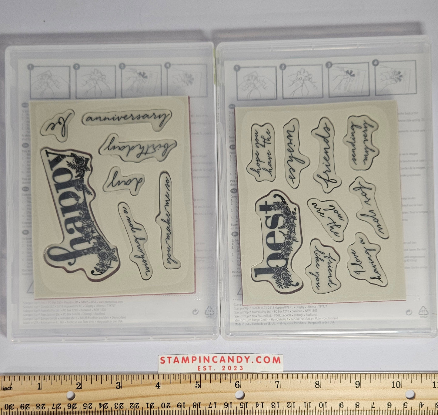 Stampin Up - Happy Wishes (Sets 1 and 2 of 2)