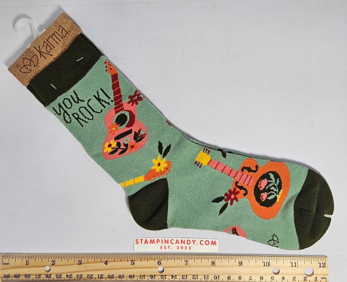 Karma "You Rock" Guitar Crew Socks