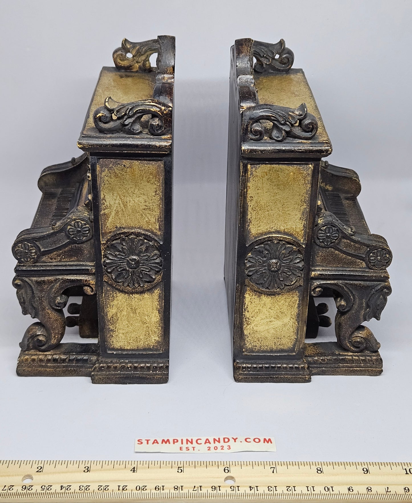 Vintage Piano Book Ends