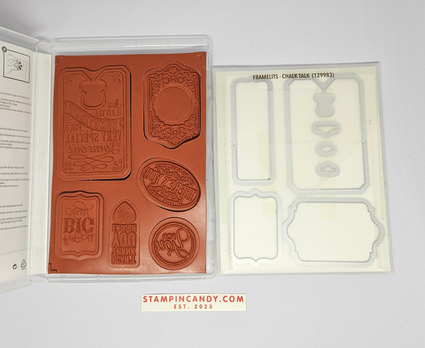 Stampin' UP! "Chalk Talk'" Stamp Set with "Chalk Talk" Dies