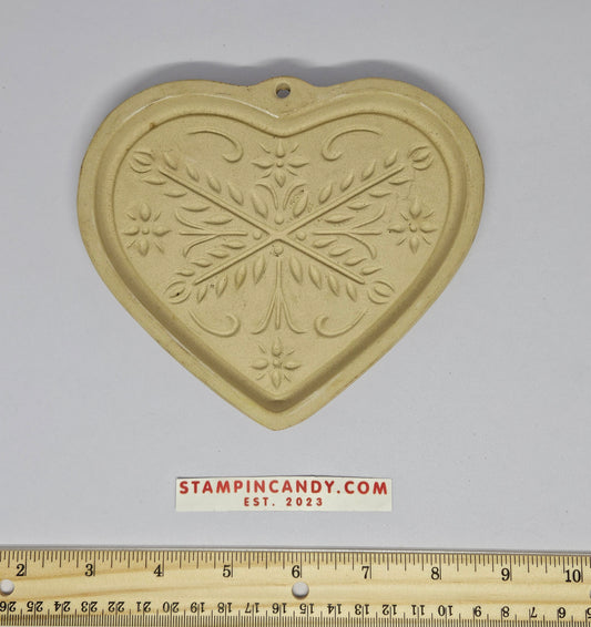 Pampered Chef 2000 - Anniversary Heart Cookie Mold