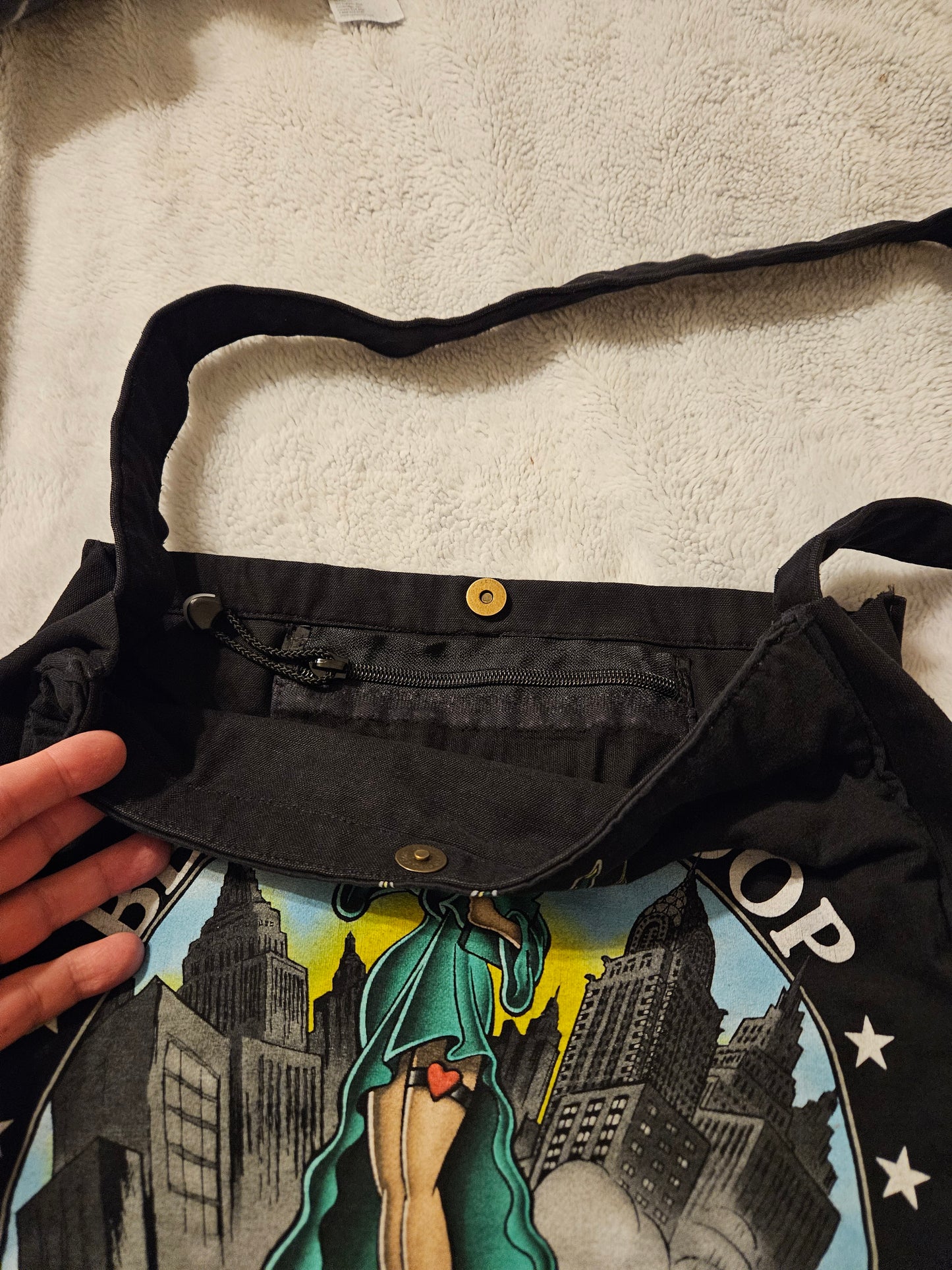 Betty Boop NYC Tote/Messenger Bag