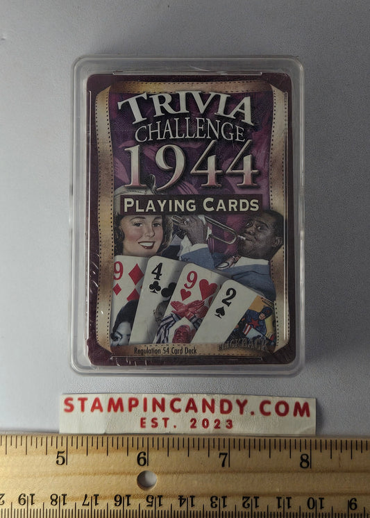 1944 - Flickback Trivia Challenge Playing Cards