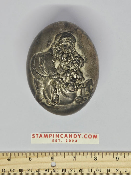 Godinger - Silver-Plated Santa Claus Trinket Box