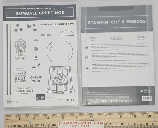 Stampin Up - Gumball Greetings with Gumball Machine Dies