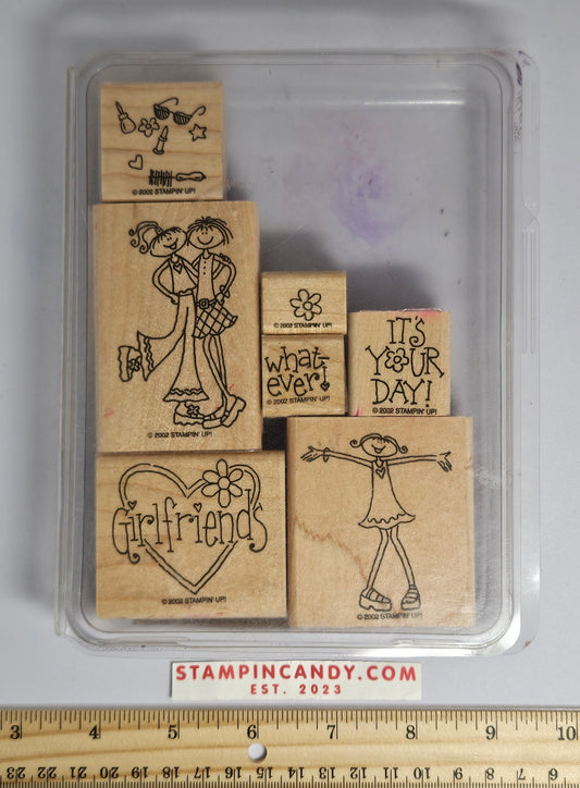 Stampin Up - Girlfriends *Missing 1 Stamp*
