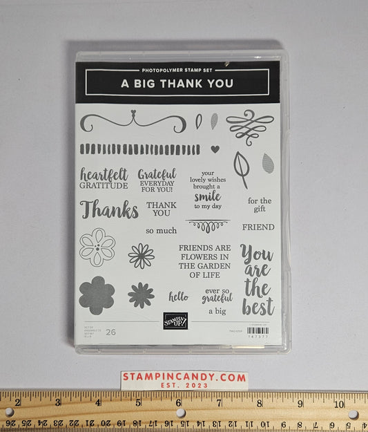 Stampin Up - A Big Thank You