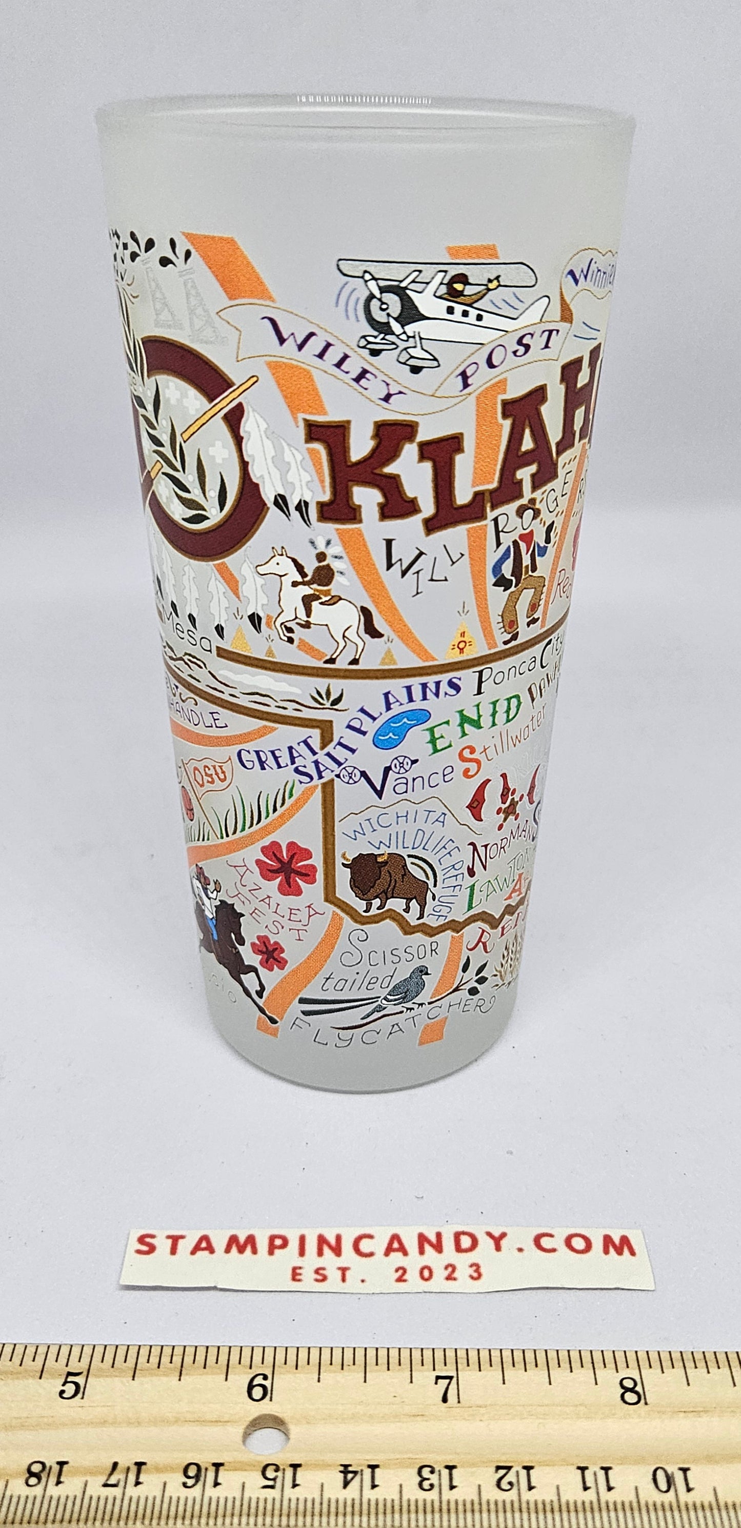 Oklahoma Souvenir Glass / Tumbler