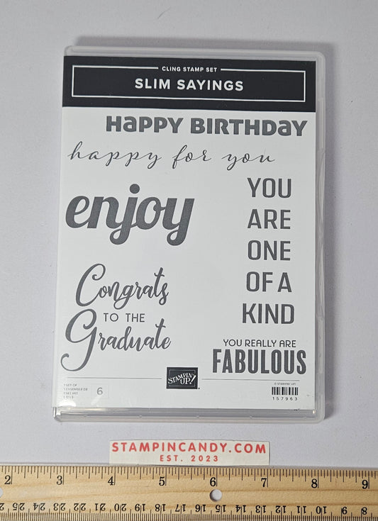 Stampin Up - Slim Sayings