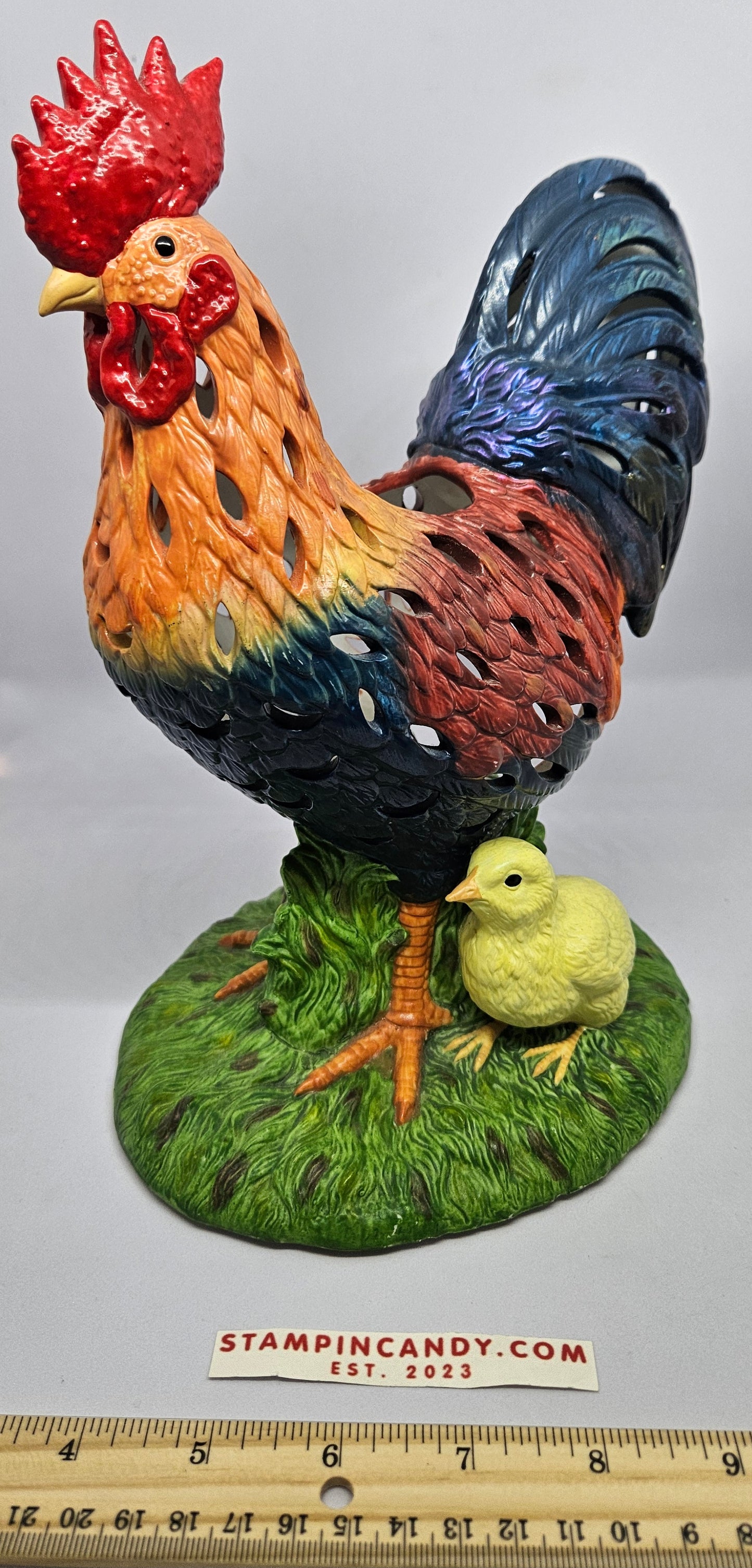 PartyLite - Rooster + 2 Chicks Tealight Holder