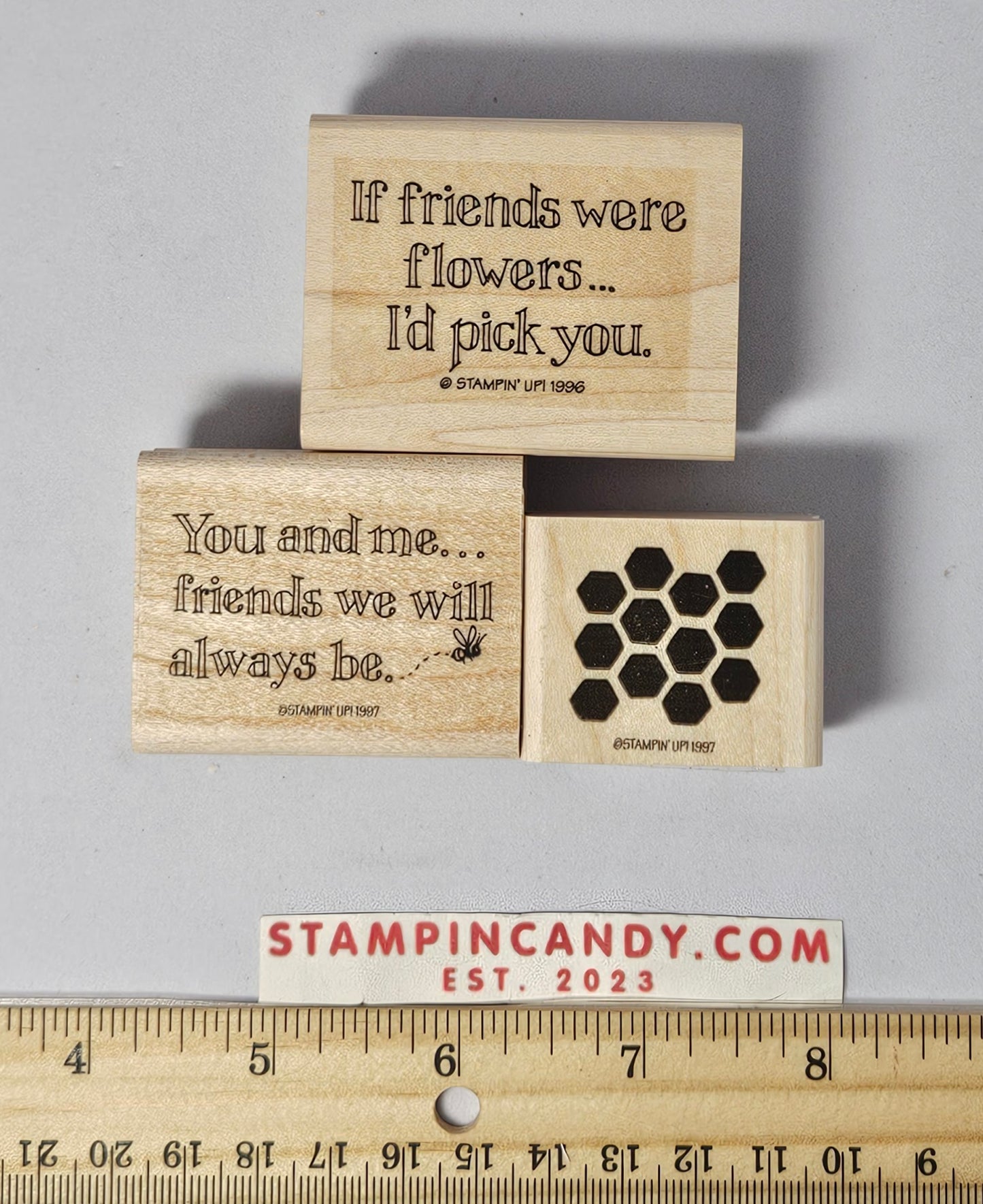 Stampin Up - Bees & Blossoms *Missing 1 Stamp*