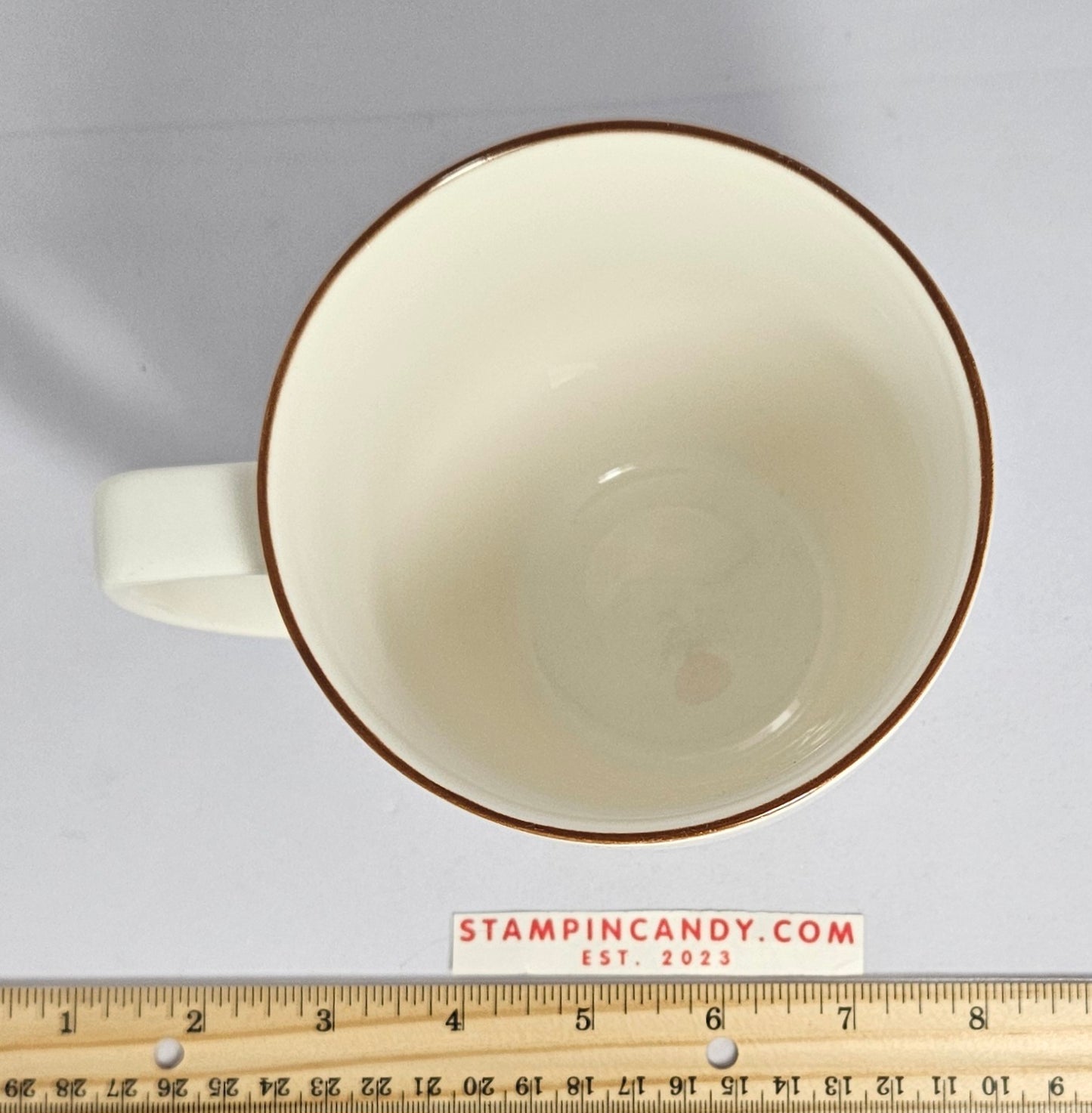 Starbucks - White/Brown Est 1971 - 2006 - 20oz Mug