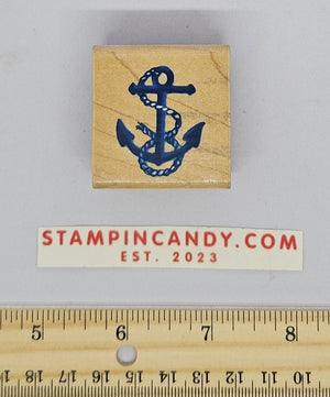 Navy Rope Anchor - Stampendous 1997 C133