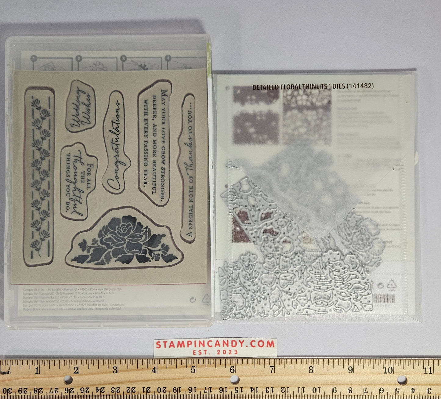 Stampin Up - Floral Phrases with Detailed Floral Dies