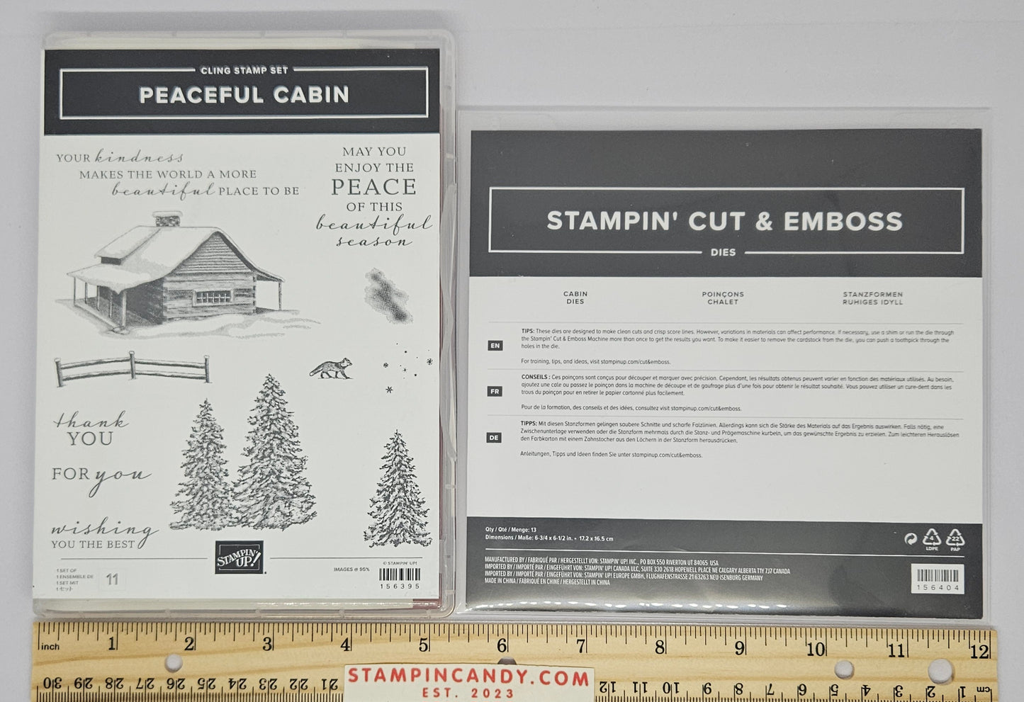 Stampin Up - Peaceful Cabin with Cabin Dies